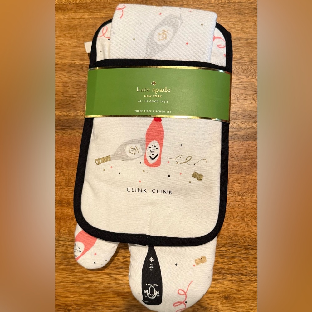 Kate Spade Champagne Celebration Kitchen Set